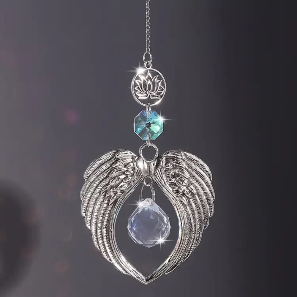 Lotus/Angel Wings Sun Catcher - Picture 5 of 5